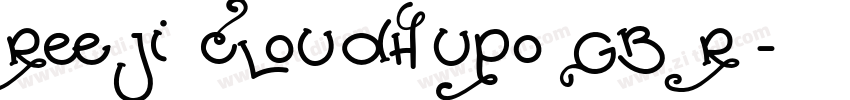 Reeji CloudHuPo GB R字体转换
